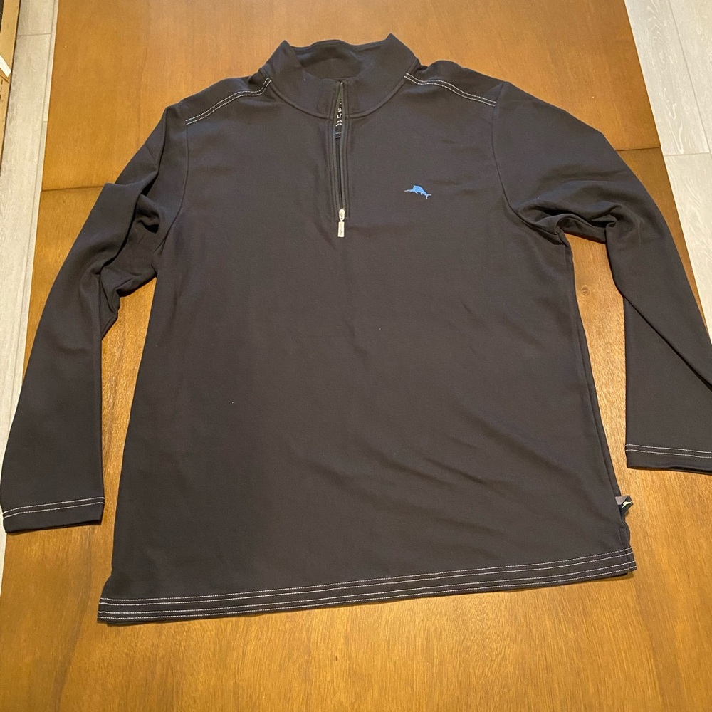 XL Navy Blue Tommy Bahama Islandzone 1/2 zip